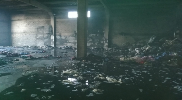 Kahramanmaraş’ta geri dönüşüm fabrikasında çıkan yangın hasara neden oldu