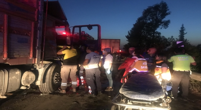 Antalya’da zincirleme trafik kazasında 1 kişi yaralandı