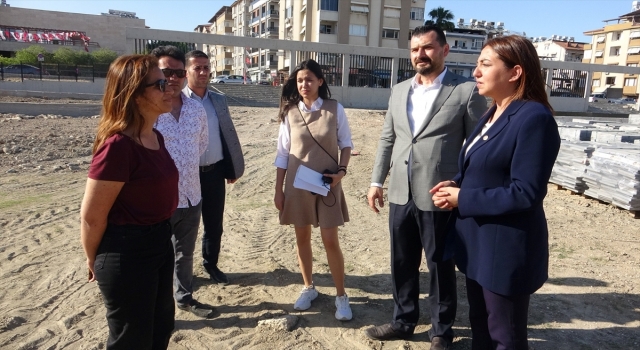 AK Parti Milletvekili Çelik, Antakya Millet Bahçesi çalışmalarını inceledi