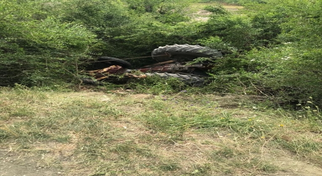 Kahramanmaraş’ta devrilen traktörün sürücüsü hayatını kaybetti