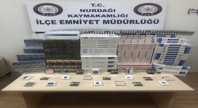Gaziantep’te 7 bin 870 paket kaçak sigara ele geçirildi