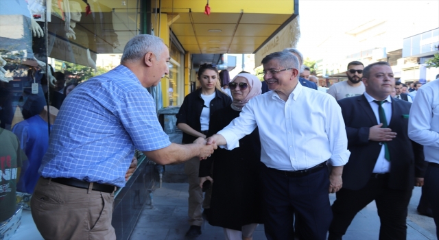 Gelecek Partisi Genel Başkanı Davutoğlu, Osmaniye’de çeşitli programlara katıldı