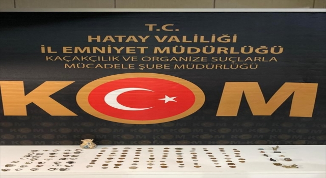 Hatay’da 131 parça tarihi eser ele geçirildi