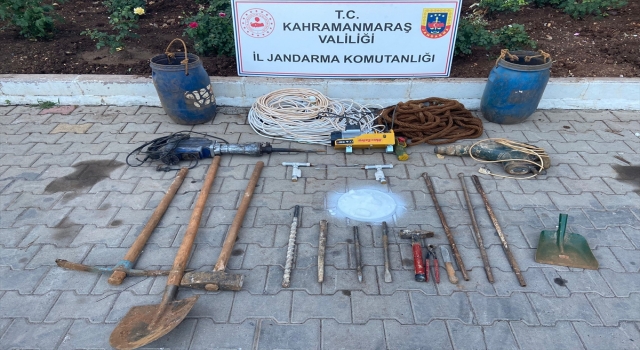 Kahramanmaraş’ta kaçak kazı yapan 3 kişi yakalandı
