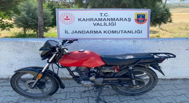 Kahramanmaraş’ta çalıntı motosiklet yakalandı