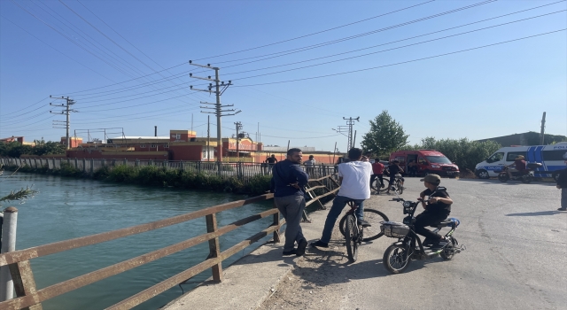 Adana’da sulama kanalına düşen çocuk kayboldu