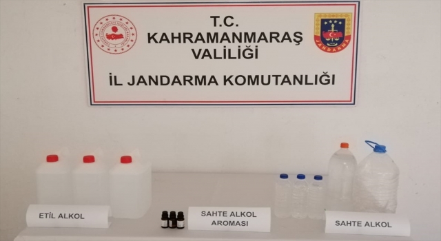 Kahramanmaraş’ta sahte içki operasyonunda bir kişi gözaltına alındı