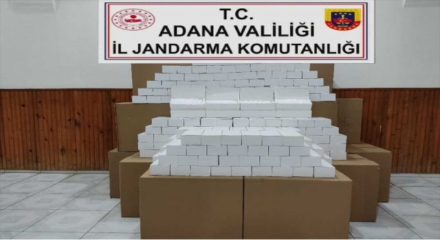 Adana’da 260 bin makaron ele geçirildi