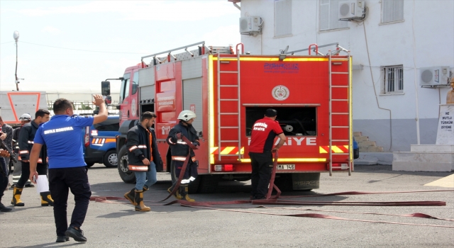 Mersin’de cezaevinde tatbikat düzenlendi