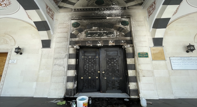Gaziantep’te camiyi yakmaya çalıştığı iddia edilen zanlı yakalandı