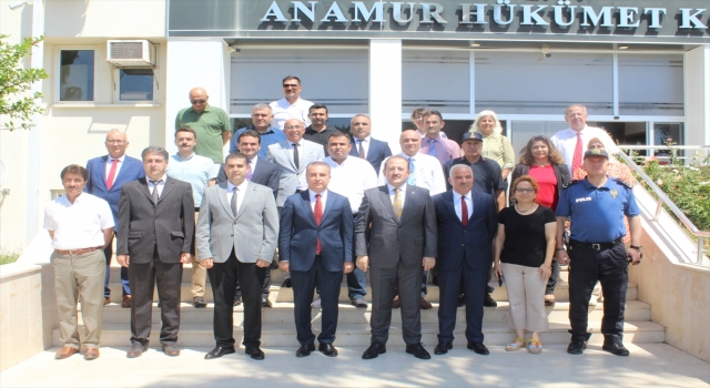 Mersin Valisi Pehlivan, Anamur’da ziyaretlerde bulundu