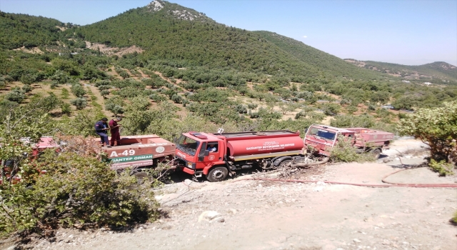 Gaziantep’te örtü yangınında 1,5 hektarlık alan zarar gördü