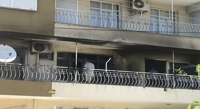 Antalya’da yangın çıkan ev kullanılamaz hale geldi