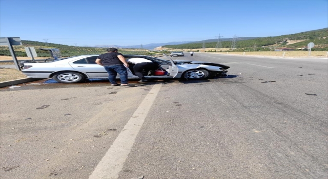 Gaziantep’teki trafik kazasında 2 sürücü yaralandı