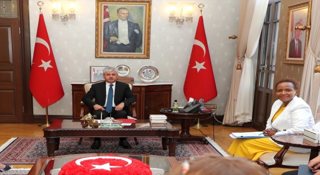 BM İnsani İşlerden Sorumlu Genel Sekreter Yardımcısı Msuya’dan Vali Doğan’a ziyaret
