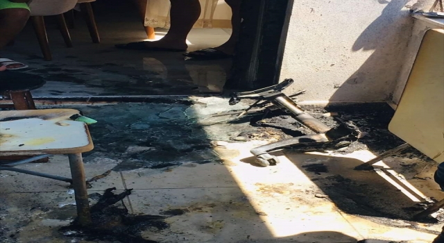 Mersin’de çıkan ev yangını söndürüldü