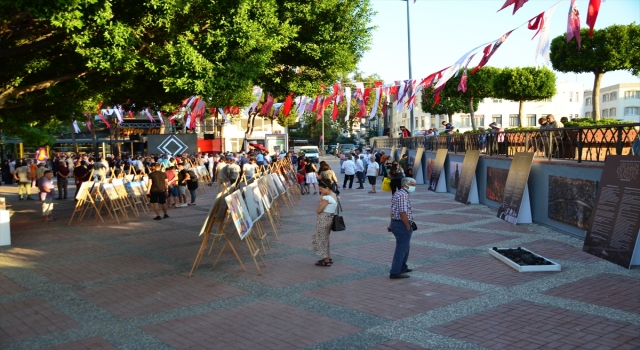 Manavgat’ta ”Yüzyılın Yangını Açık Hava Müzesi” sergisi açıldı