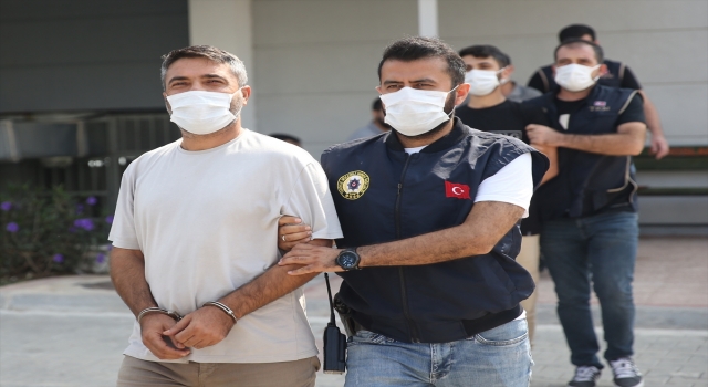Mersin’de ”Temizleme 2 Operasyonu”nda yakalanan 5 şüpheli adliyede