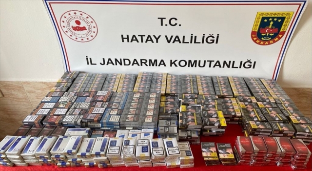 Hatay’da 1067 paket kaçak sigara ele geçirildi