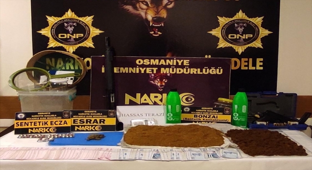 Osmaniye’de uyuşturucu operasyonlarında yakalanan 5 zanlı tutuklandı