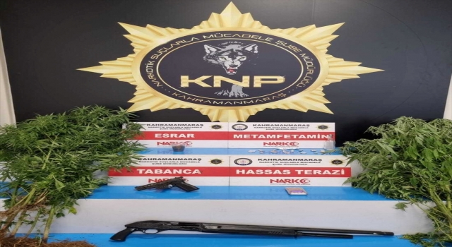 Kahramanmaraş’ta uyuşturucu operasyonunda yakalanan zanlı tutuklandı
