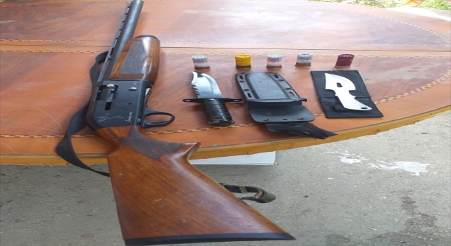 Hatay’da evinde ruhsatsız silah bulunan şüpheli gözaltına alındı