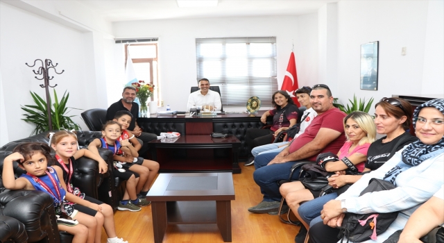Başarılı sporculardan Silifke Belediye Başkanı Altunok’a ziyaret