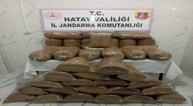 Hatay’da otomobilde gümrük kaçağı 245 kilogram tütün ele geçirildi