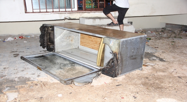 Hatay’da markette çıkan yangın söndürüldü