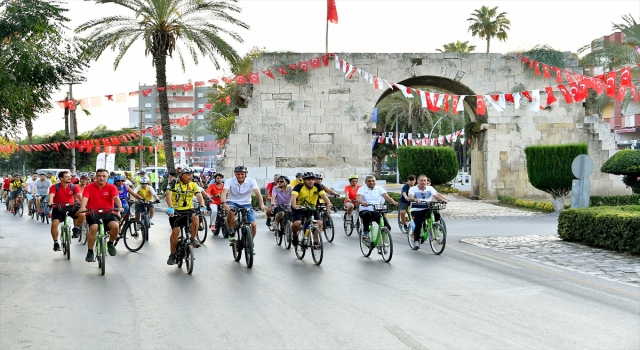 Mersin’de Avrupa Hareketlilik Haftası kapsamında bisiklet turu düzenlendi