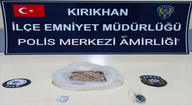 Hatay’da üzerinde uyuşturucu bulunan şüpheli tutuklandı