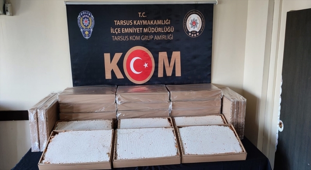 Mersin’de 100 bin makaron ele geçirildi