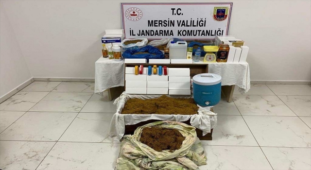 Mersin’de sahte içki ve kaçak sigara operasyonunda 3 şüpheli yakalandı