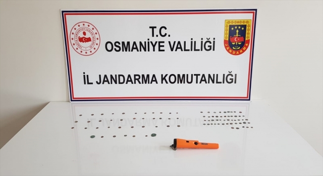 Osmaniye’de tarihi eser operasyonunda 88 sikke ele geçirildi