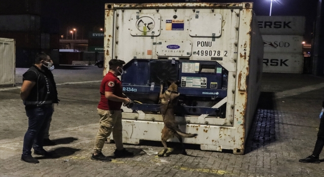 Mersin Uluslararası Limanı’nda 48 kilo 800 gram kokain ele geçirildi