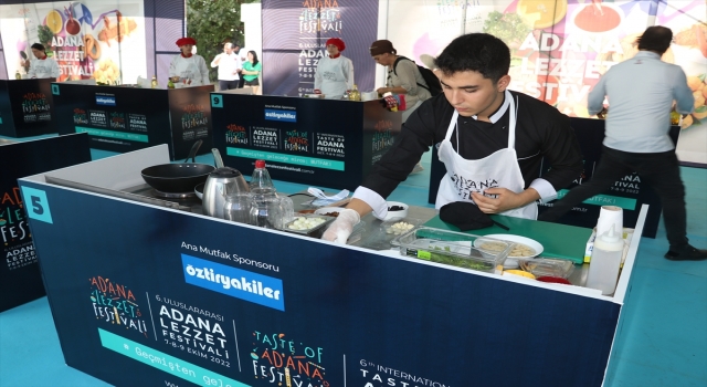 Uluslararası Adana Lezzet Festivali’nde şefler yarıştı