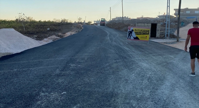 Kahramanmaraş’ta yol yapım çalışmaları devam ediyor