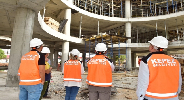 Antalya Kütüphanesi’nin yapımına devam ediliyor