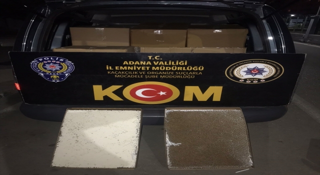 Adana’da 216 bin makaron ele geçirildi