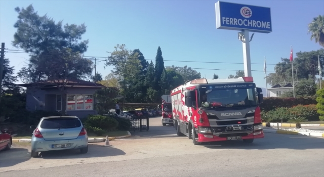 Antalya’da fabrikada meydana gelen patlamada 1 kişi yaralandı