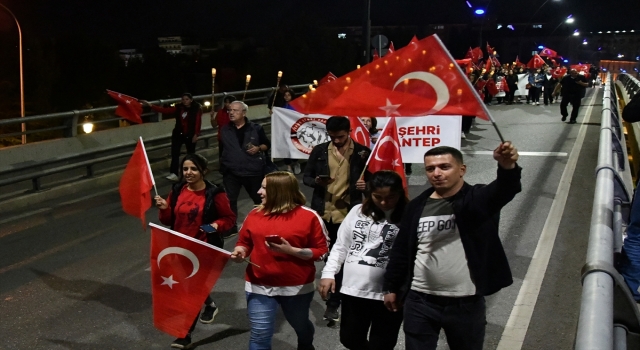 Gaziantep’te ”Fener Alayı ve Cumhuriyet yürüyüşü” düzenlendi
