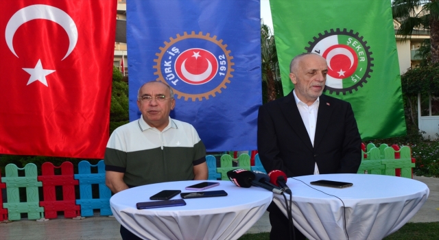 TÜRKİŞ Genel Başkanı Atalay, Antalya’da medya buluşmasında konuştu: