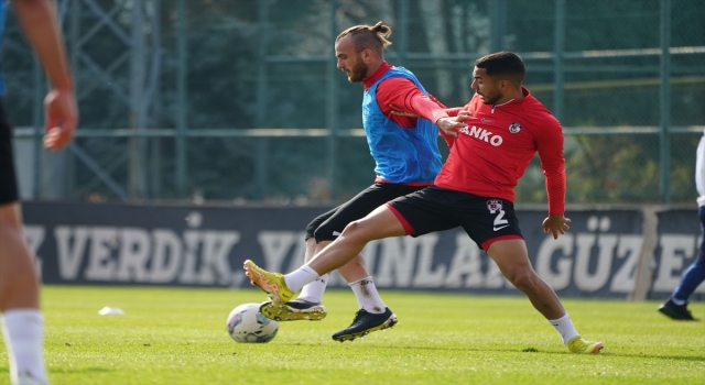 Gaziantep FK, Fatih Karagümrük maçının hazırlıklarını sürdürdü