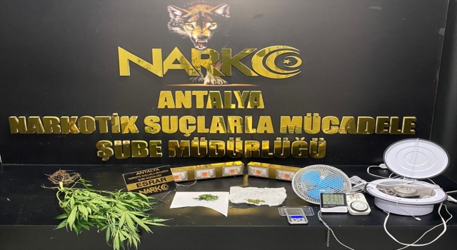 Antalya’da uyuşturucu operasyonunda 1 zanlı yakalandı