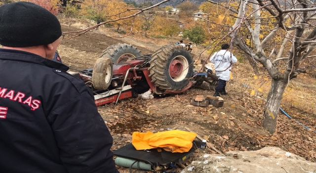 Kahramanmaraş’ta devrilen traktörün sürücüsü öldü