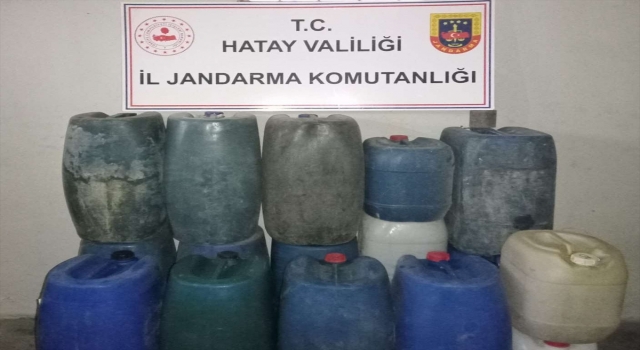 Hatay’da 1160 litre gümrük kaçağı akaryakıt ele geçirildi