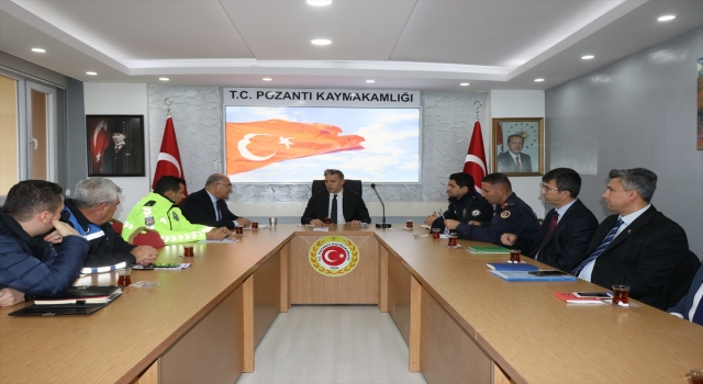 Pozantı’da kış tedbirleri toplantısı yapıldı