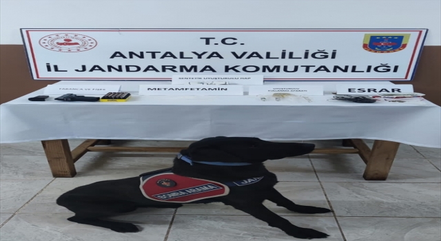 Antalya’da uyuşturucu operasyonunda 3 kişi yakalandı