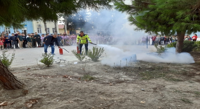 Tarsus’ta okullarda yangın tatbikatı yapıldı