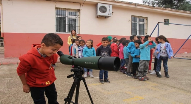 İslahiye’de öğrenciler kuş gözlemi yaptı